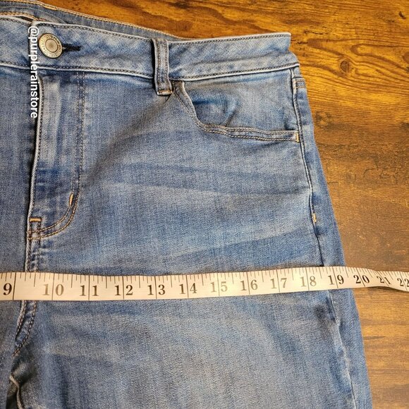American Eagle Jeans Size 18 R Jegging Next Level Stretch Hi Rise Medium Wash - Picture 9 of 14
